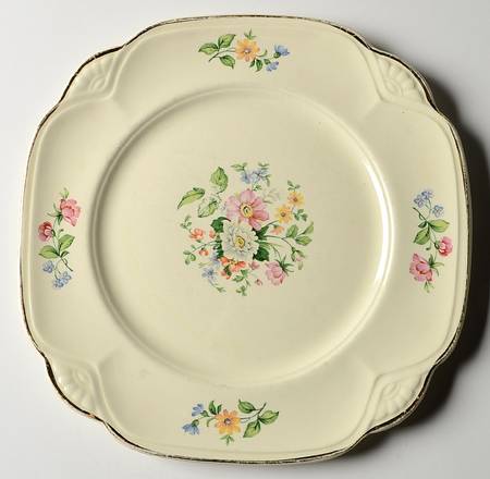 Springtime (Marigold) Square Salad Plate