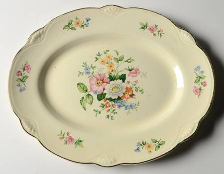 Springtime (Marigold) 11" Oval Serving Platter