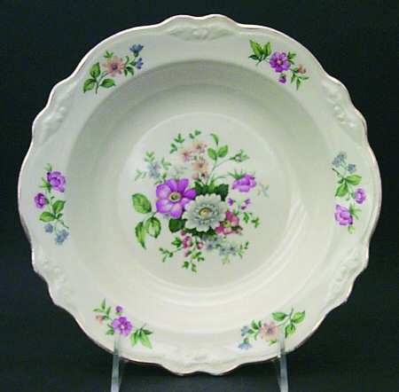 Springtime (Virginia Rose) Rim Soup Bowl