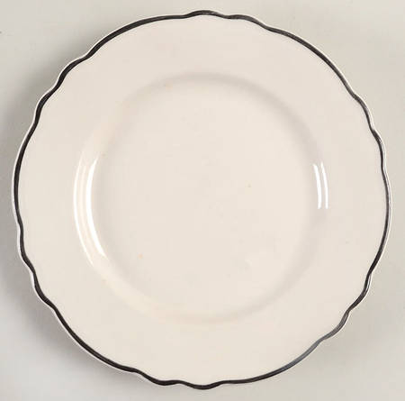 Styleline Black Dessert/Pie Plate