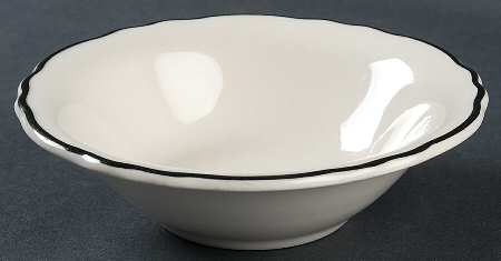 Styleline Black Coupe Cereal Bowl