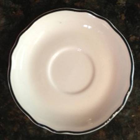 Styleline Black Saucer