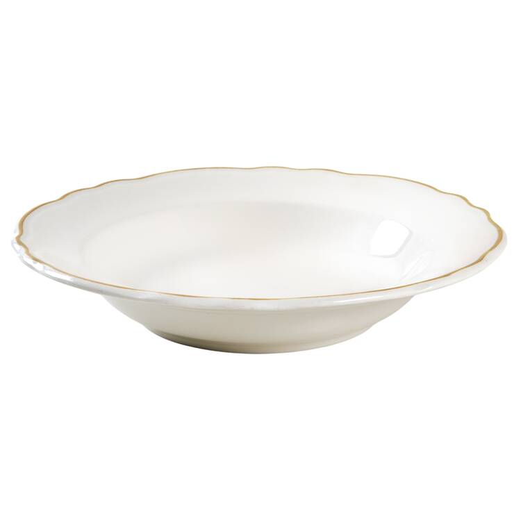 Styleline Gold Rim Soup Bowl