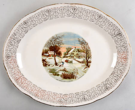 Sun Gold 15" Oval Serving Platter