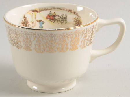 Sun Gold Footed Cup