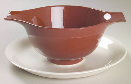 Suntone Gravy Boat with Attached Underplate