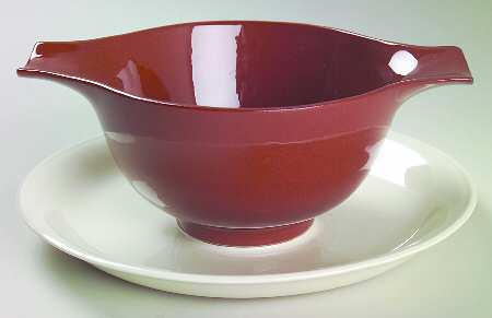 Suntone Gravy Boat with Attached Underplate