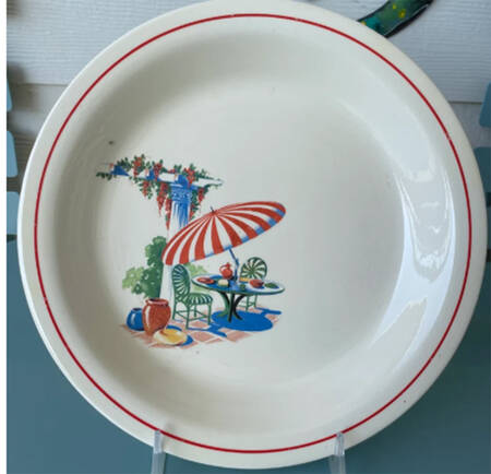 Sun Porch 9" Pie Baking Plate