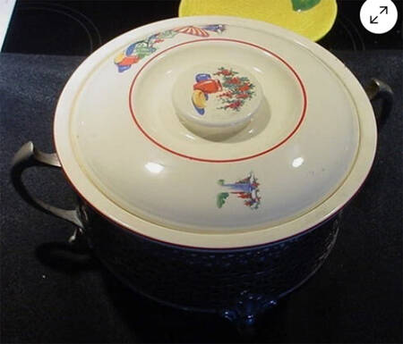 Sun Porch 1 Qt Round Covered Casserole