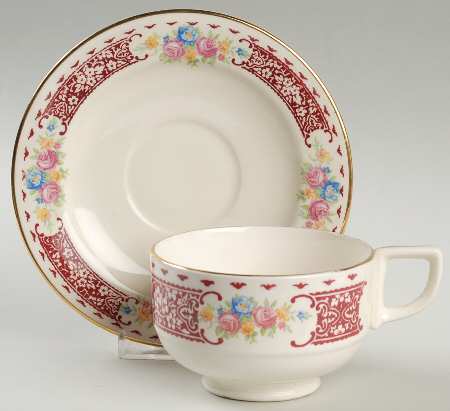 Temp Pica Footed Cup & Saucer Set
