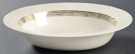 TH14 Gold 9" Oval Vegetable Bowl
