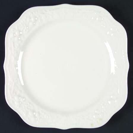Theme Off White (Eggshell) Square Salad Plate