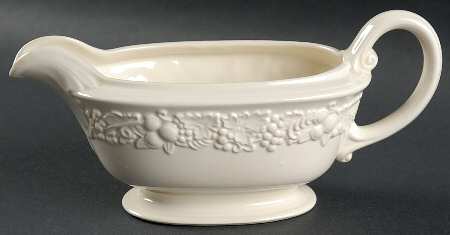 Theme Off White (Eggshell) Gravy Boat