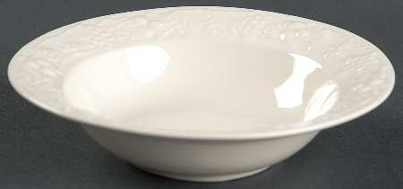 Theme Off White (Eggshell) Rim Fruit/Dessert (Sauce) Bowl