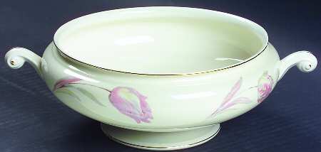 Tulip (Eggshell Nautilus) Round Vegetable No Lid