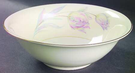 Tulip (Eggshell Nautilus) 8" Round Vegetable Bowl