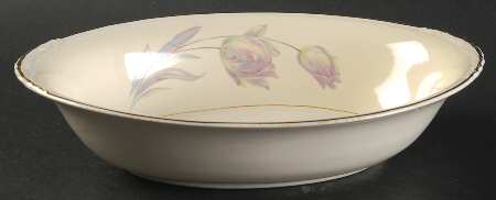 Tulip (Eggshell Nautilus) 9" Oval Vegetable Bowl