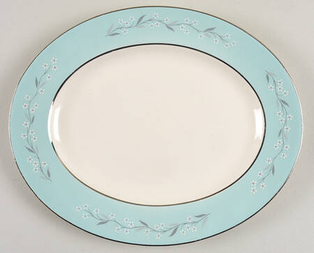 Turquoise Melody Relish/Gravy Underplate