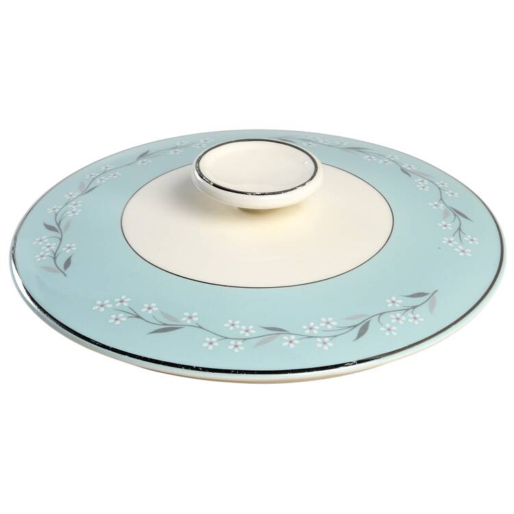 Turquoise Melody Lid for Round Vegetable