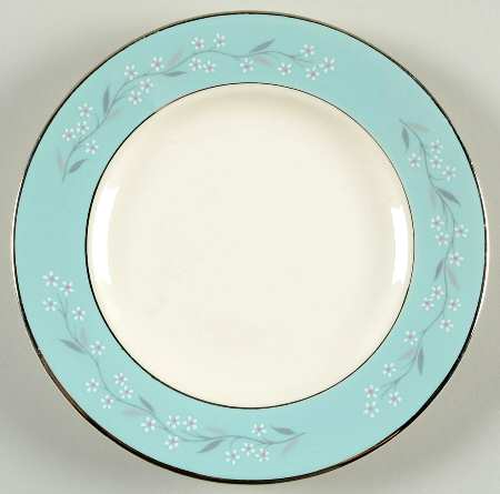 Turquoise Melody Bread & Butter Plate