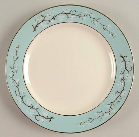 Turquoise Melody Dessert/Pie Plate
