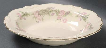 Heather Rose (Virginia Rose) Rim Soup Bowl