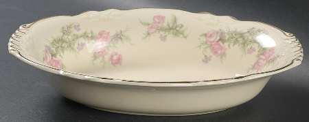 Heather Rose (Virginia Rose) 9" Oval Vegetable Bowl