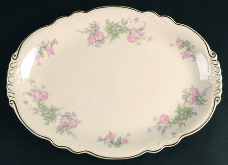 Heather Rose (Virginia Rose) 13" Oval Serving Platter