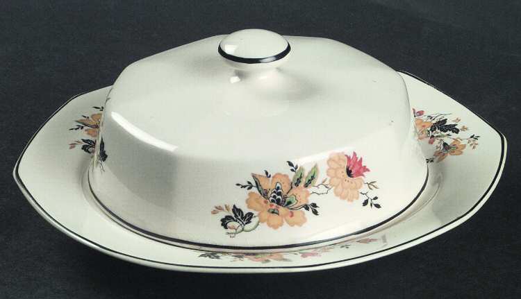W127-30 Round Covered Butter