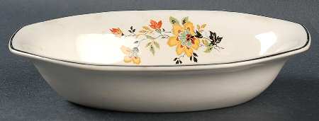 W127-30 6" Oval Vegetable Bowl