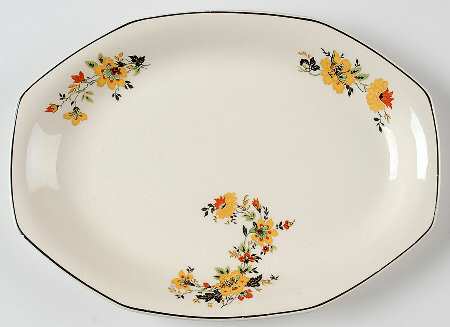 W127-30 10" Oval Serving Platter