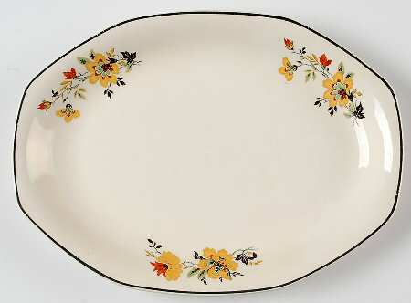 W127-30 9" Oval Serving Platter