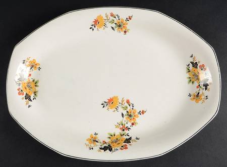 W127-30 13" Oval Serving Platter
