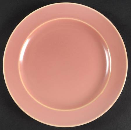 Wells Art Glaze Peach Salad Plate