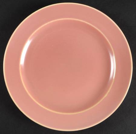 Wells Art Glaze Peach Dessert/Pie Plate