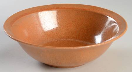 Wells Art Glaze Rust 8" Round Vegetable Bowl