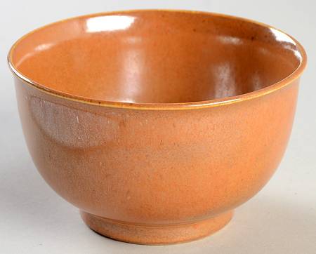Wells Art Glaze Rust Cranberry Bowl