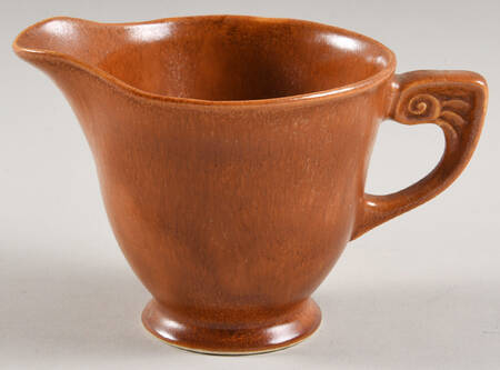 Wells Art Glaze Rust Creamer