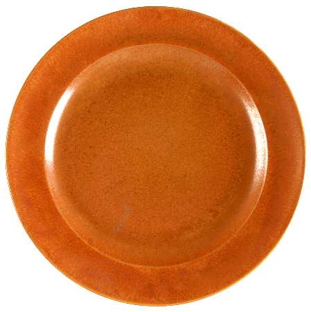 Wells Art Glaze Rust Luncheon Plate