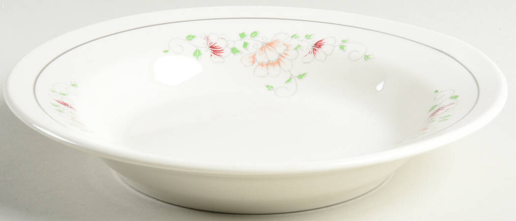 Windflower Large Rim Soup Bowl