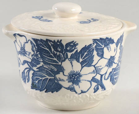 Wild Rose Sugar Bowl & Lid