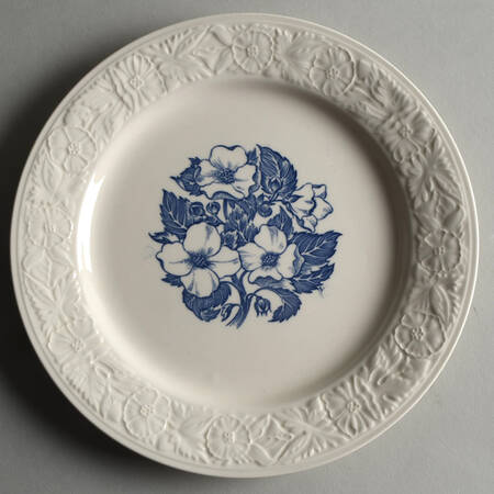 Wild Rose Luncheon Plate
