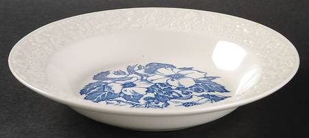 Wild Rose Rim Soup Bowl