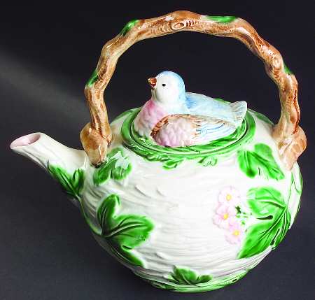 Blue Bird Teapot & Lid