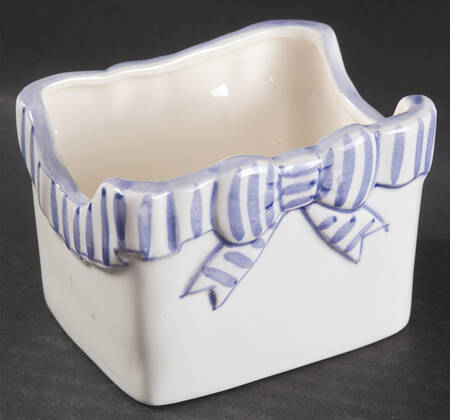 Blue Stripe Sweetener Holder