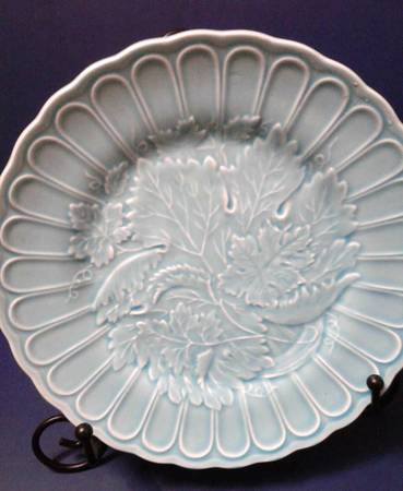 Majolica Light Blue Salad Plate