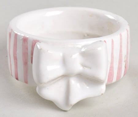 Pink Stripe Napkin Ring