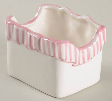 Pink Stripe Sweetener Holder