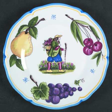 Provencial Fruit Salad Plate