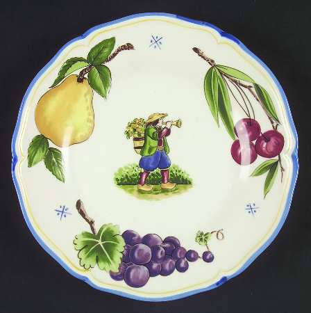Provencial Fruit Salad Plate